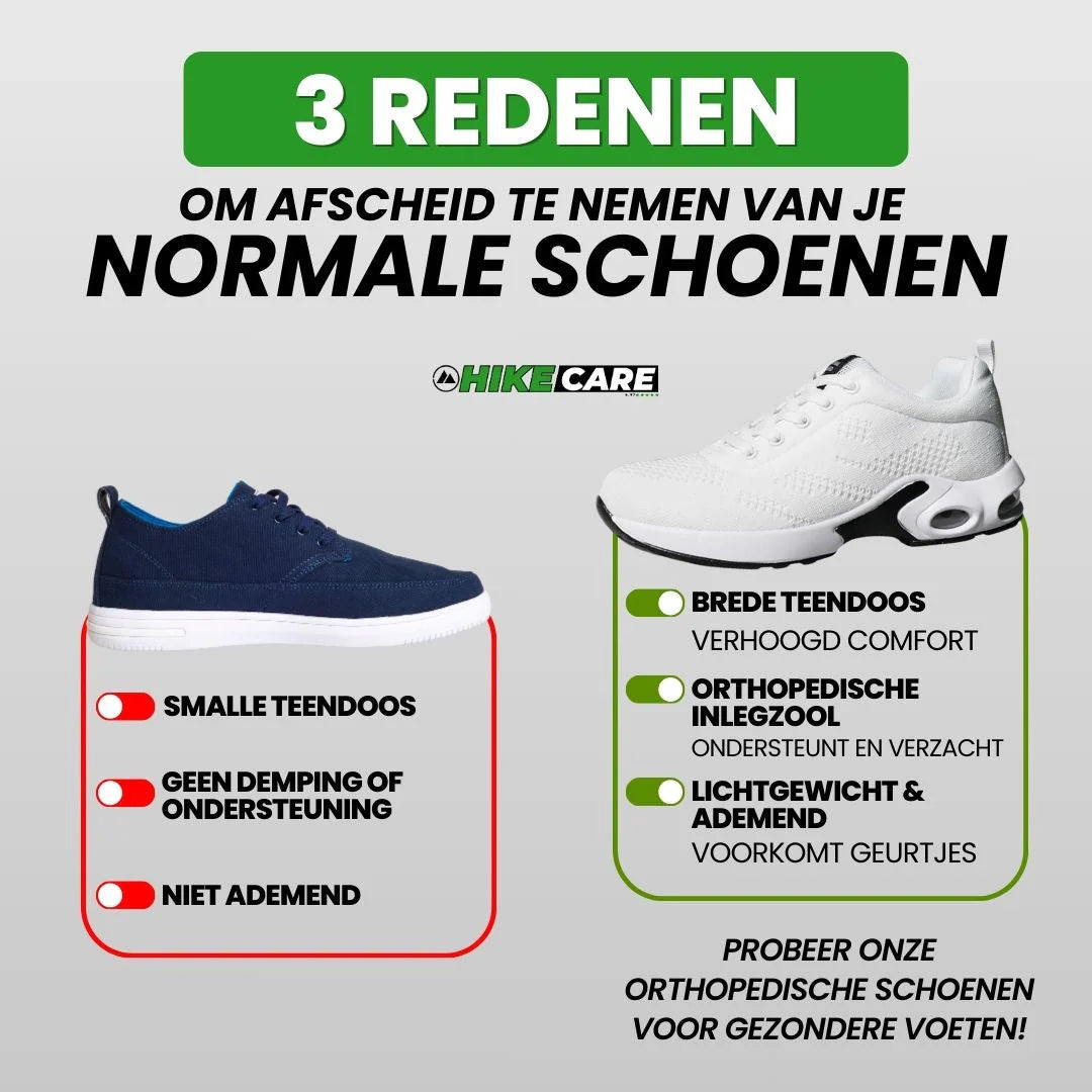 Ergonomische pijnverlichtende schoenen