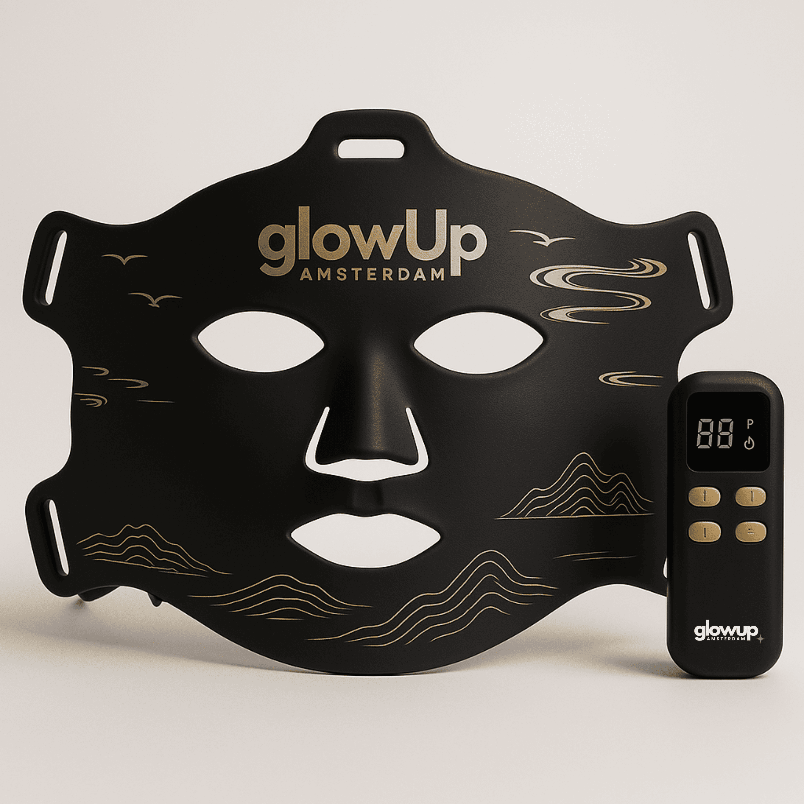 Infrarood LED Lichttherapie Gezichtsmasker - GlowUp Amsterdam™