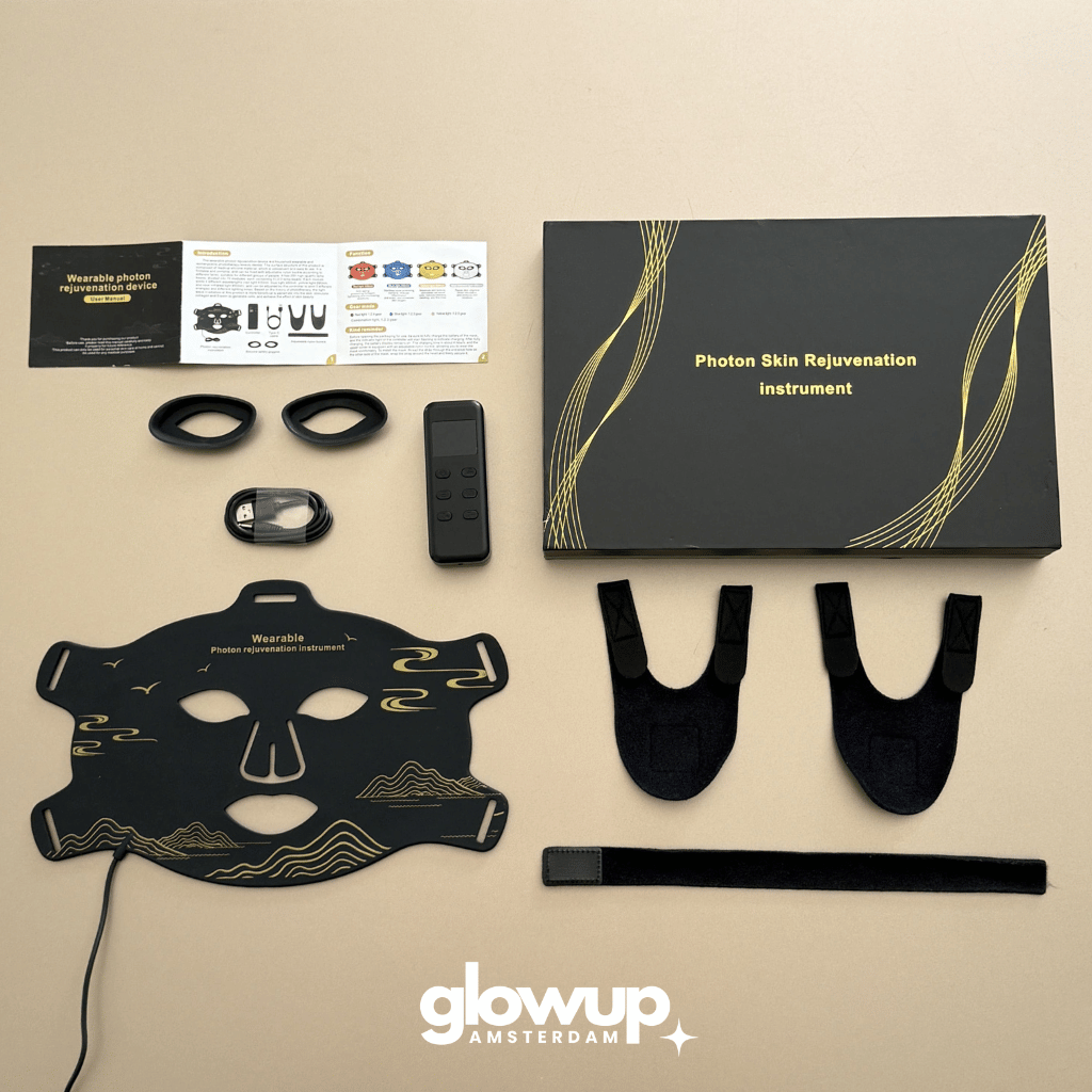 Infrarood LED Lichttherapie Gezichtsmasker - GlowUp Amsterdam™