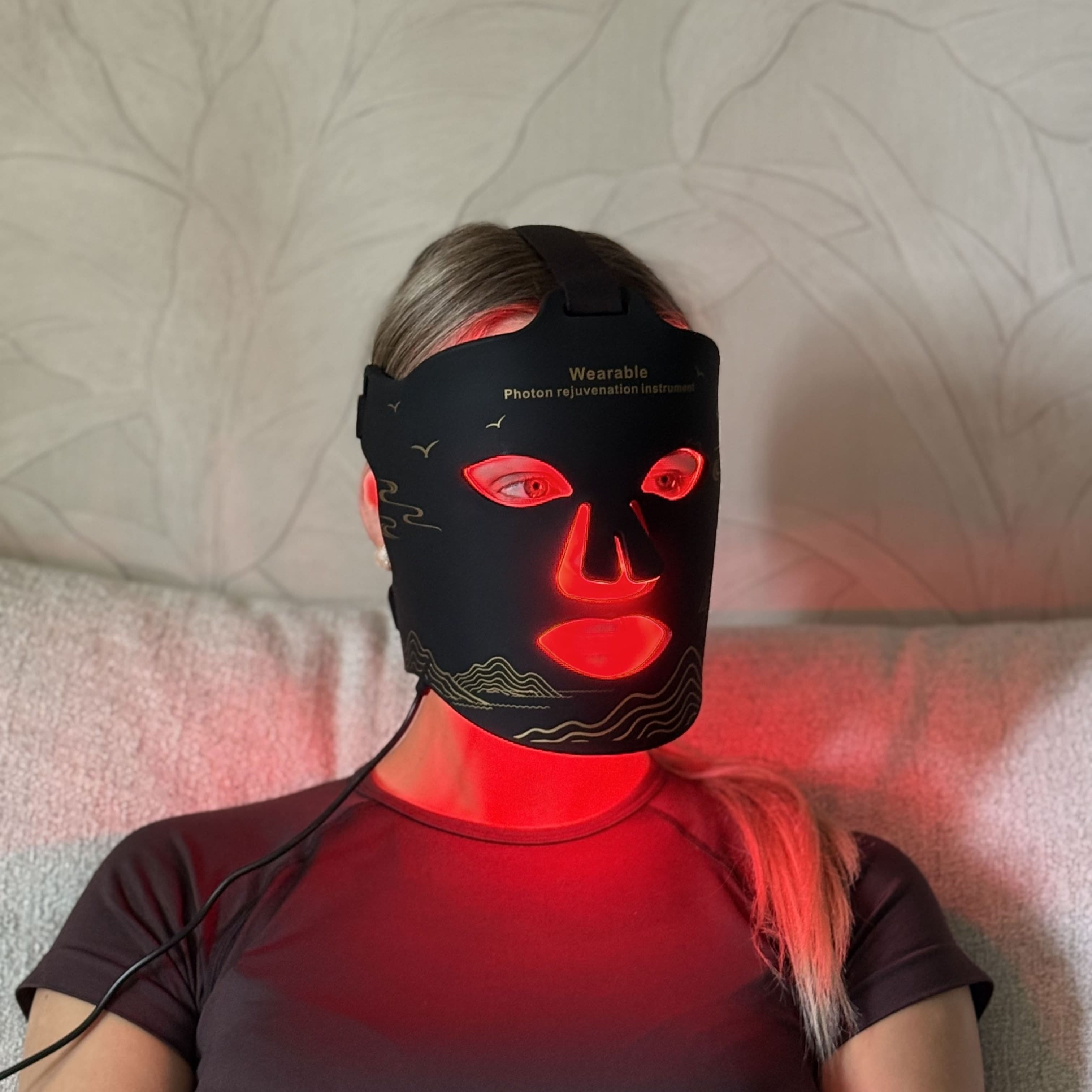 Infrarood LED Lichttherapie Gezichtsmasker - GlowUp Amsterdam™