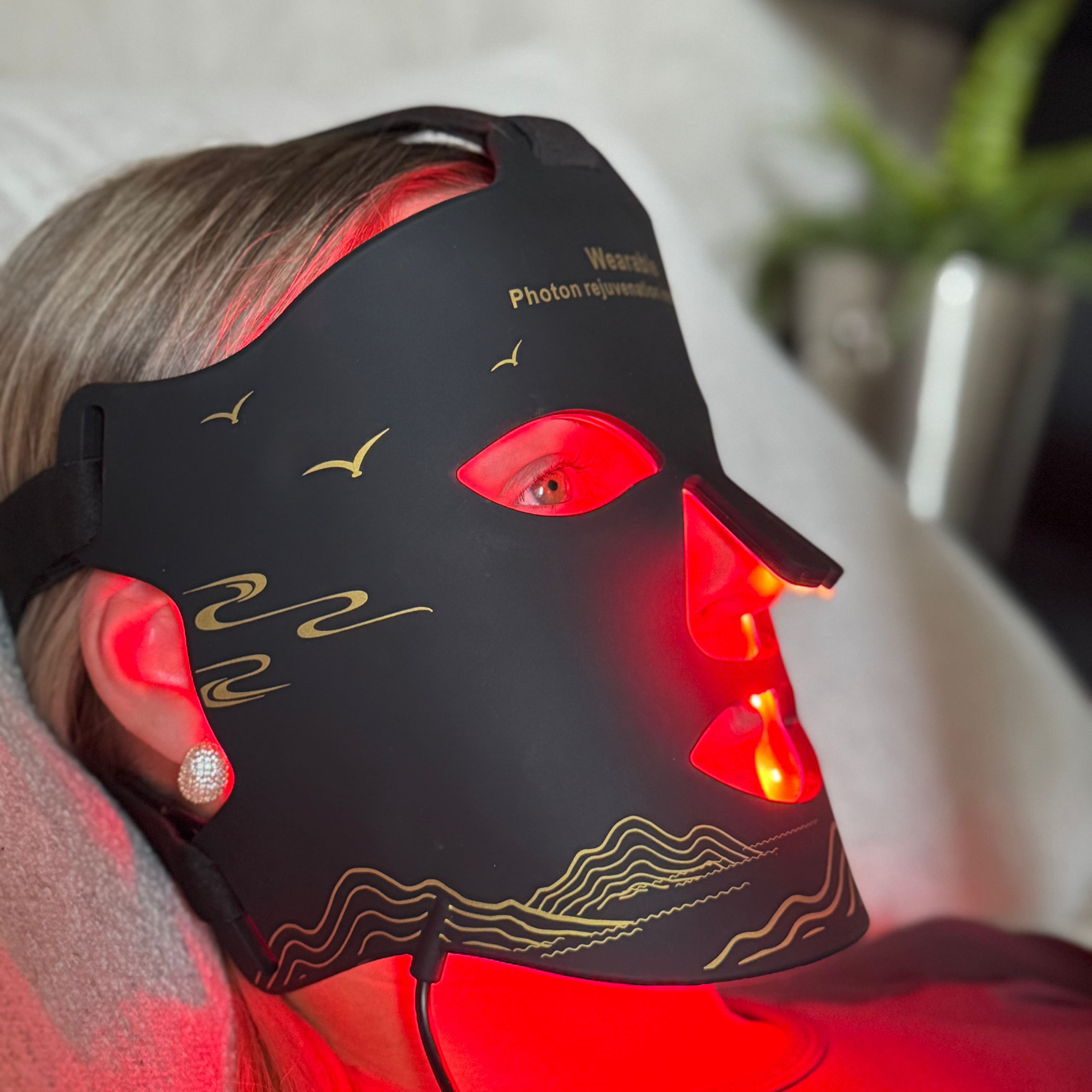 Infrarood LED Lichttherapie Gezichtsmasker - GlowUp Amsterdam™