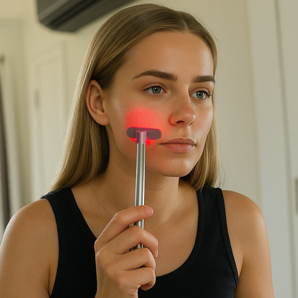 Infrarood LED lichttherapie gezichtstool™ - GlowUp Amsterdam