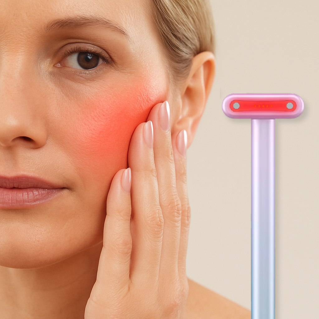 Infrarood LED lichttherapie gezichtstool™ - GlowUp Amsterdam