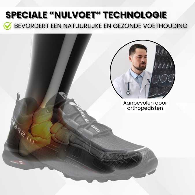 Ergonomische pijnverlichtende trekking- en wandelschoenen