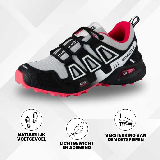 Ergonomische pijnverlichtende trekking- en wandelschoenen