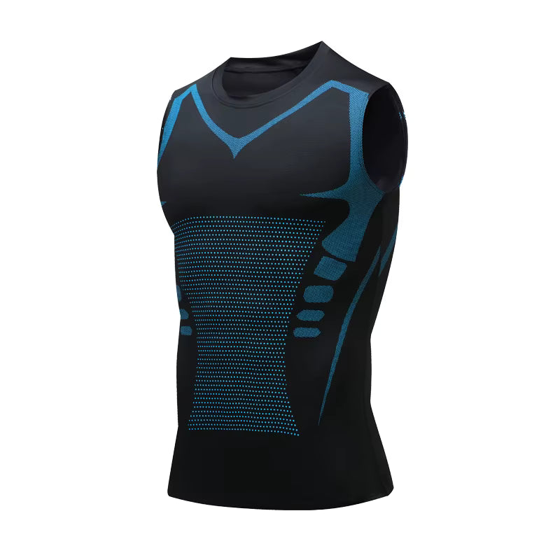Mouwloos Compressie Shirt - Heren
