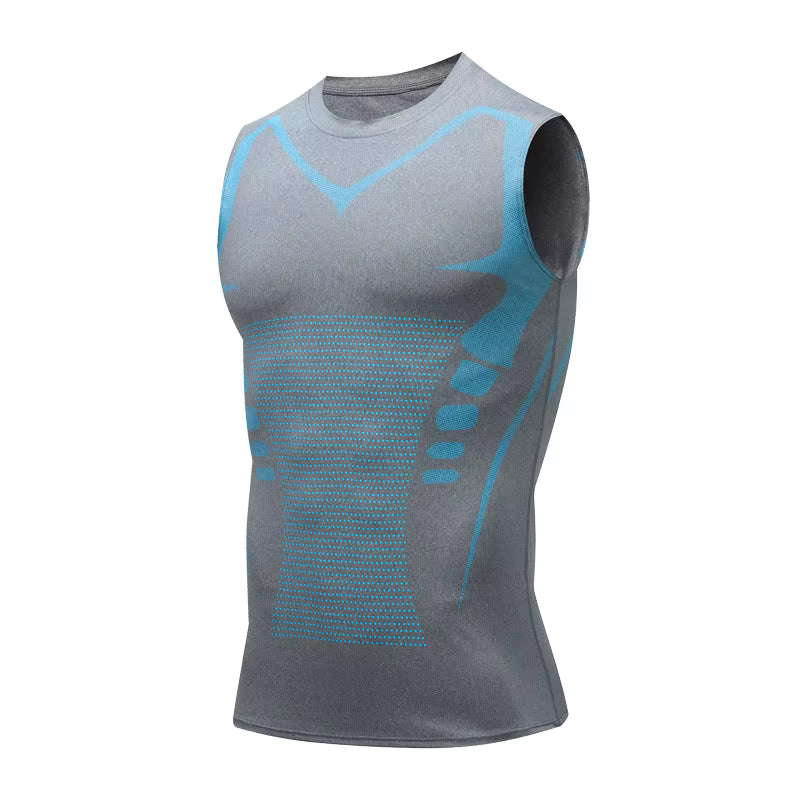 Mouwloos Compressie Shirt - Heren