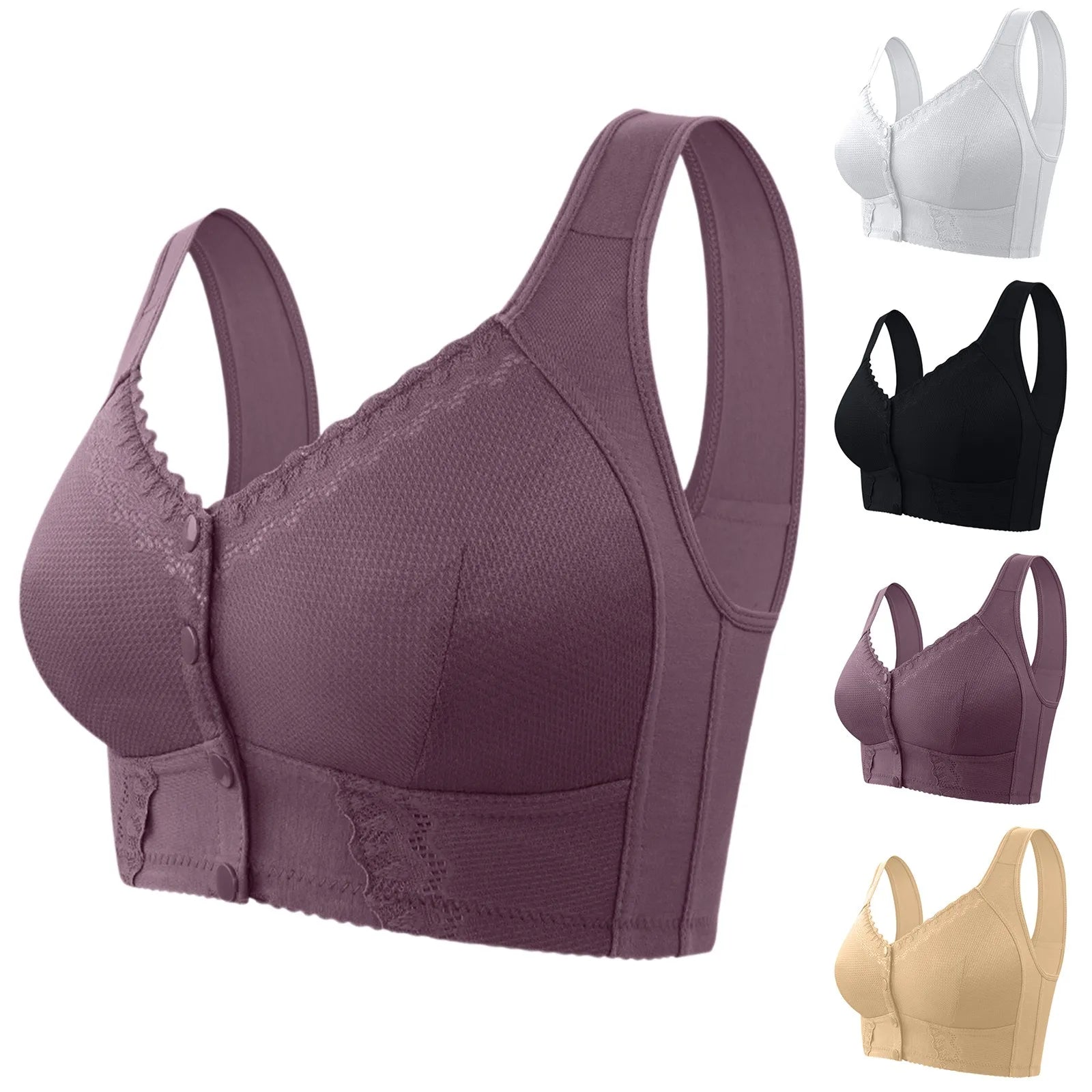Comfortabele Voorsluit BH - 1+1 GRATIS