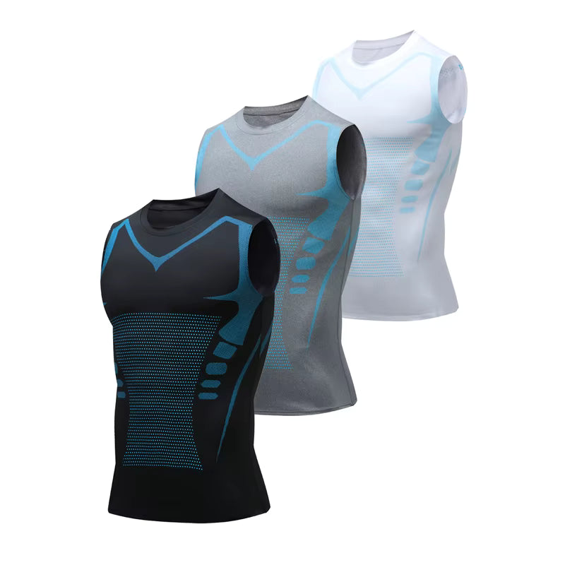 Mouwloos Compressie Shirt - Heren