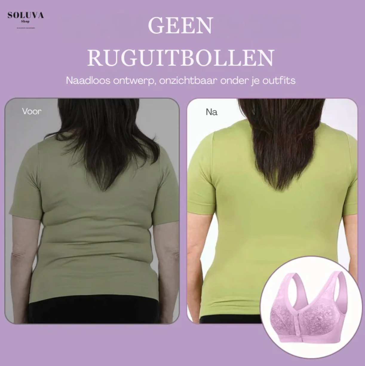 Comfortabele Voorsluit BH - 1+1 GRATIS