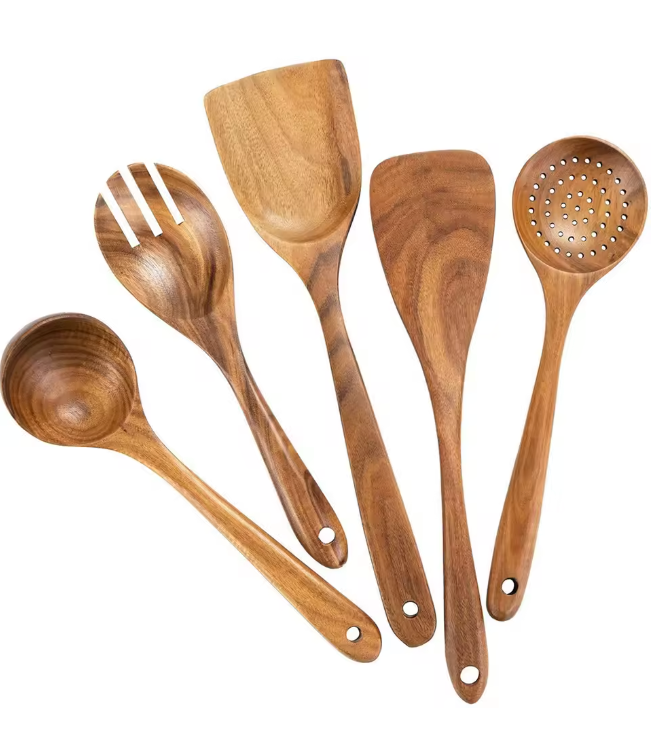 Houten Keukengerei Kookset Huishoudelijk
