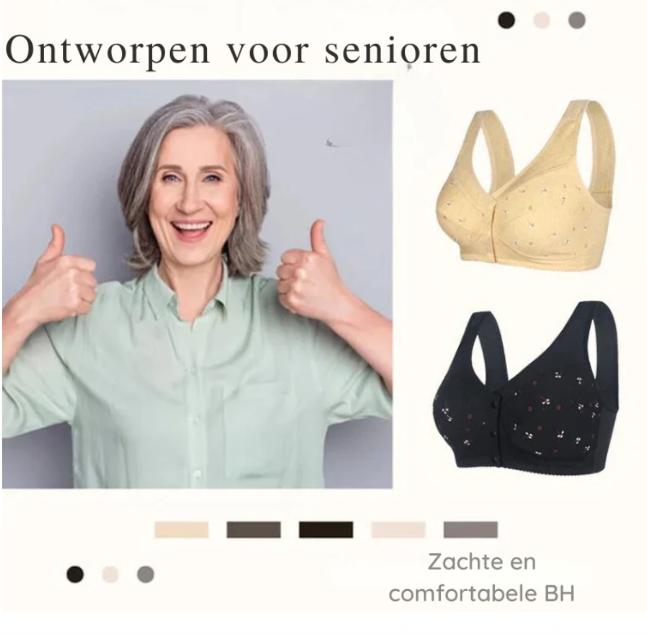 Kanten Comfortabele Voorsluit BH - 1+1 GRATIS