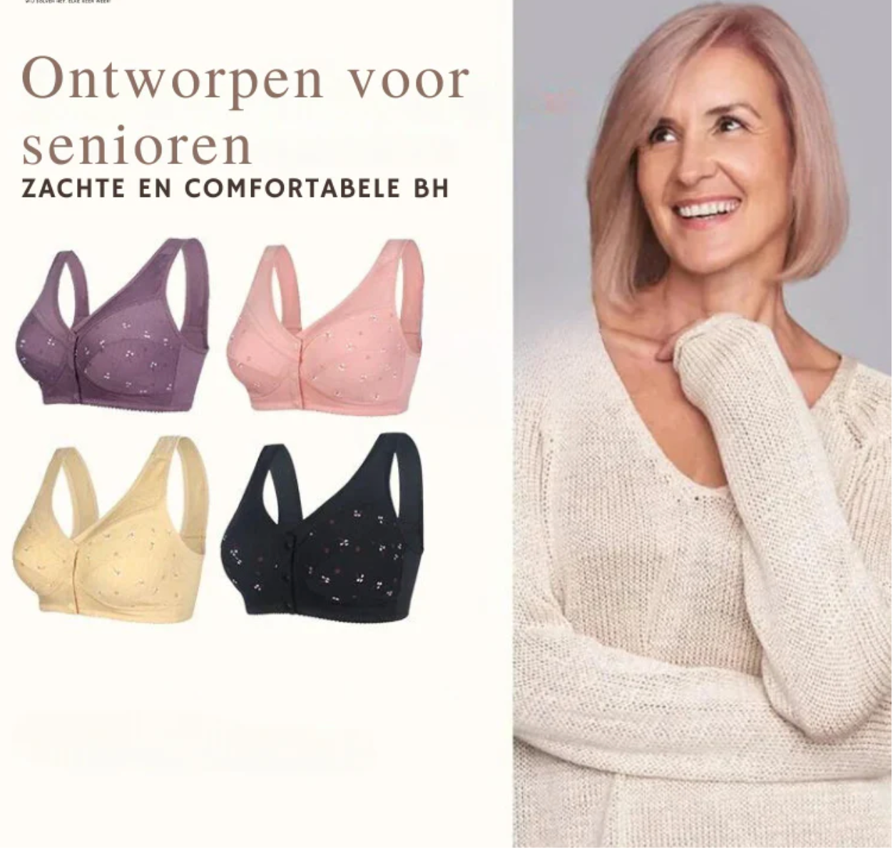 Kanten Comfortabele Voorsluit BH - 1+1 GRATIS