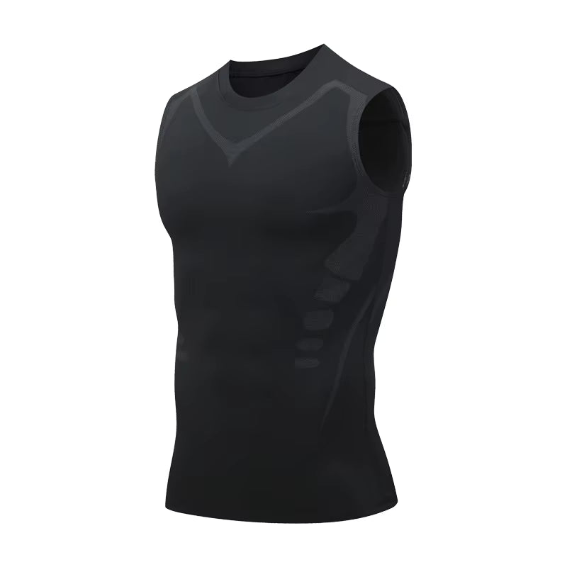 Mouwloos Compressie Shirt - Heren