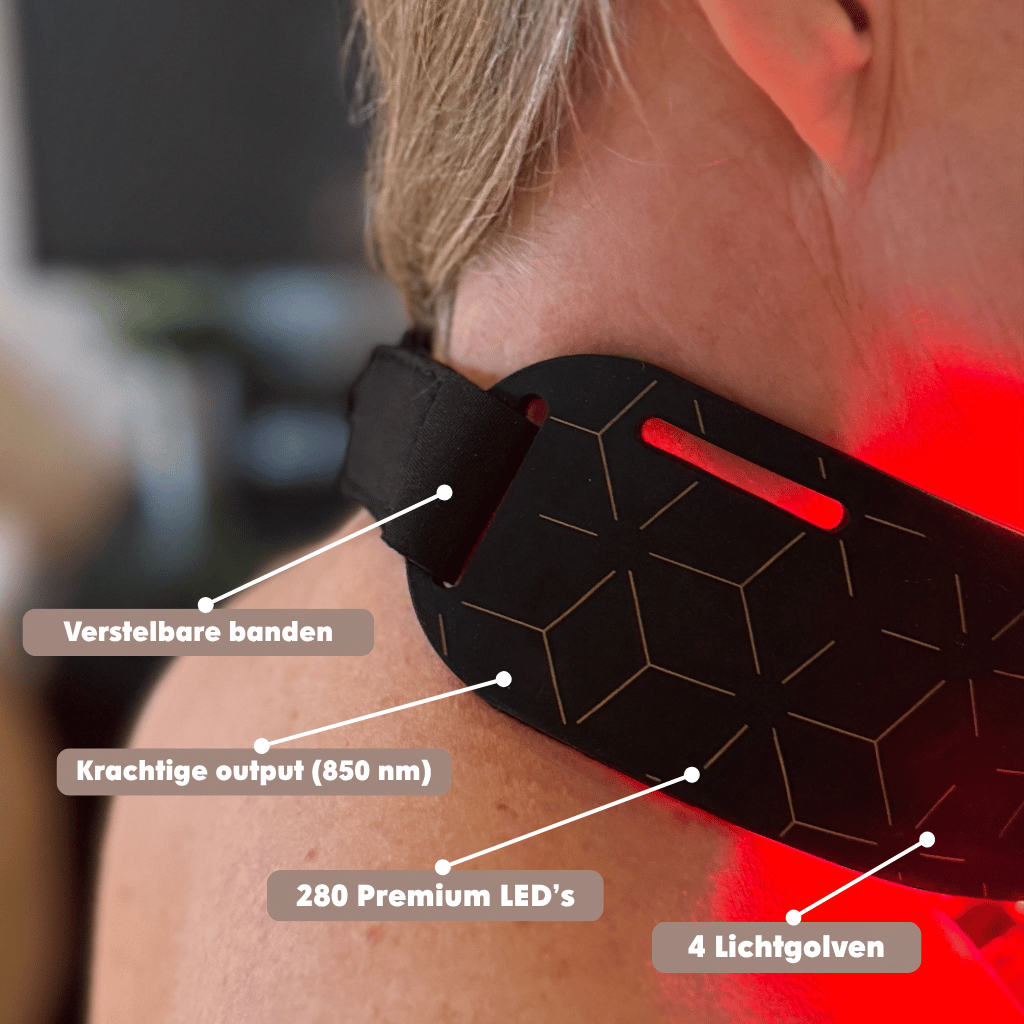 Infrarood LED lichttherapie hals- en decolletémasker™
